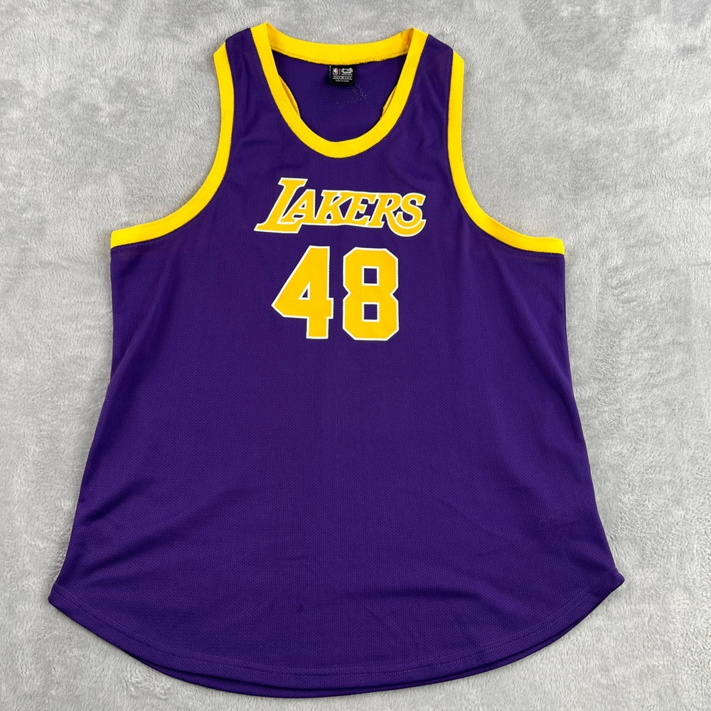 Ultra Game Los Angeles Lakers Basketball Tank Top M Purple Women NBA Sports Fan